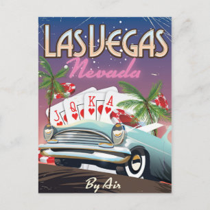 Carte Postale Las Vegas vintage style vacation