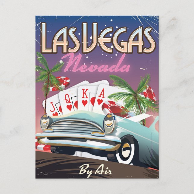Carte Postale Las Vegas vintage style vacation (Devant)