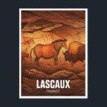 Carte Postale Lascaux Cave Dordogne France Travel<br><div class="desc">La Dordogne, dans le sud-ouest de la France, abrite l'art rupestre préhistorique le plus remarquable du monde, qui remonte à plus de 17 000 ans. Ces oeuvres d'art anciennes, que l'on trouve dans des grottes comme Lascaux, Font-de-Gaume et Rouffignac, donnent un aperçu de la vie et des croyances des premiers...</div>
