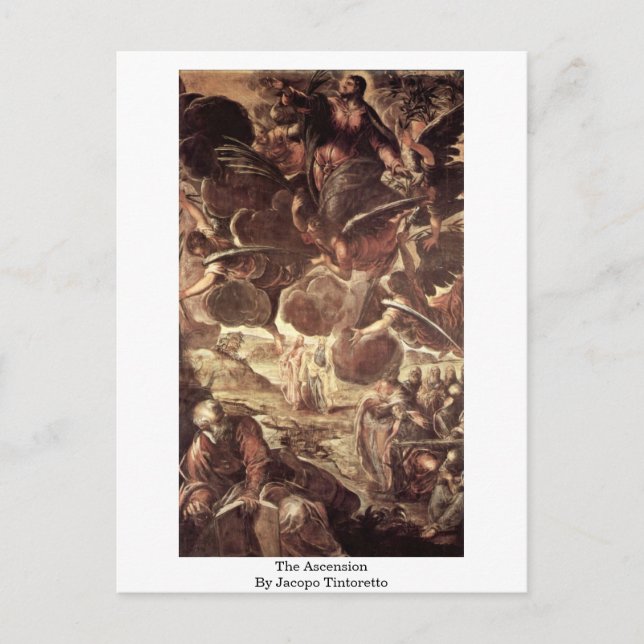 Carte Postale L'Ascension De Jacopo Tintoretto (Devant)