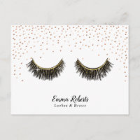 Lashes maquillage Artiste Rose Gold Confetti