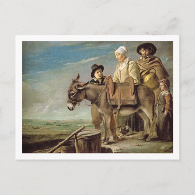 Carte Postale L'Ass (huile sur toile) (Devant)