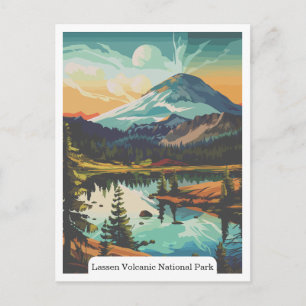 Carte Postale Lassen Volcanic National Park, Californie États-Un