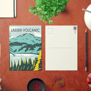 Carte Postale Lassen Volcanic National Park Californie Vintage