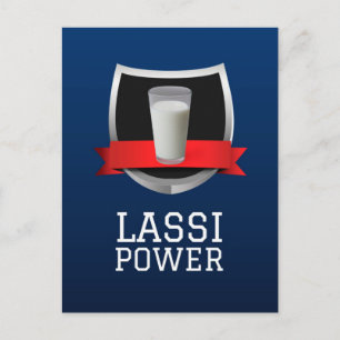Carte Postale Lassi - Boisson Indienne à base de Yaourt
