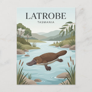 Carte Postale Latrobe, Tasmanie Australie