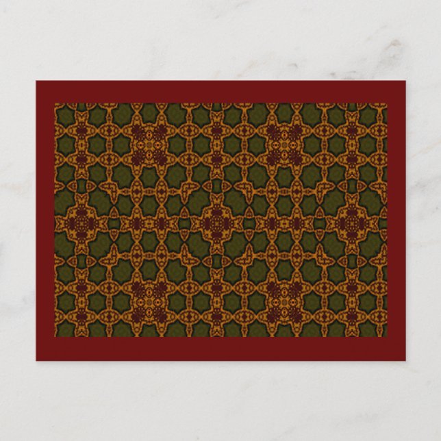Carte Postale Lattice d'automne (Devant)