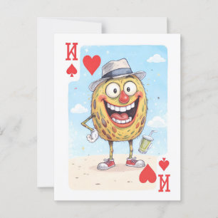 Carte Postale Laugh Deck