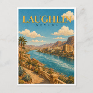Carte Postale Laughlin Nevada Colorado River GeoSaga