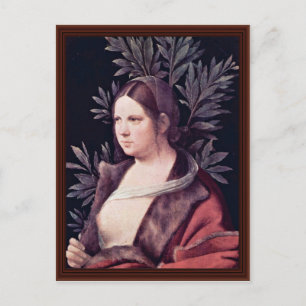 Carte Postale Laura (Portrait d'une jeune femme) de Giorgione