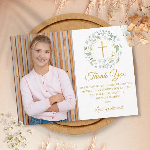 Carte Postale Laurel Garland First Communion Photo Merci