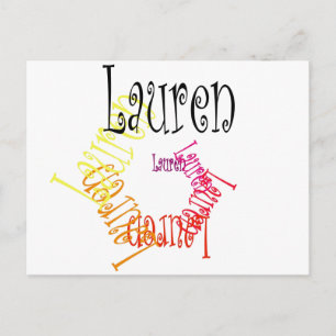 Carte Postale Lauren