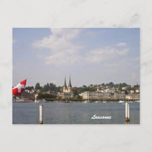 Carte Postale Lausanne-Lac Genève