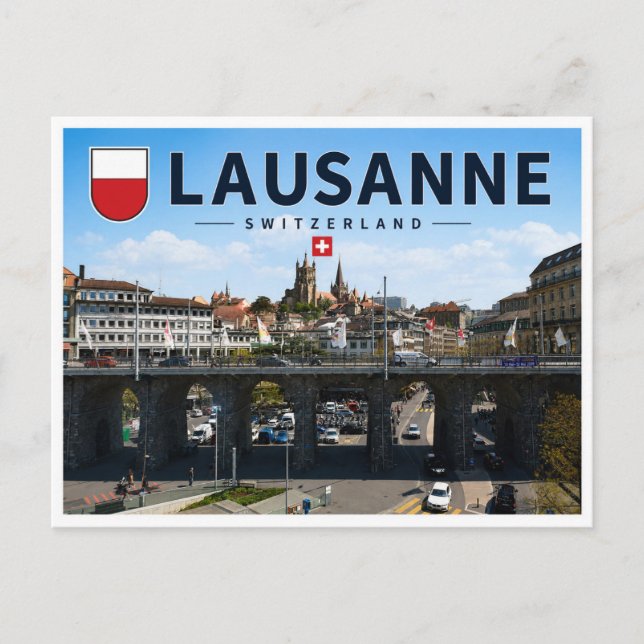 Carte Postale Lausanne - Suisse (Devant)