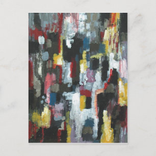 Carte Postale L'Autre Nuit (expressionnisme abstrait)