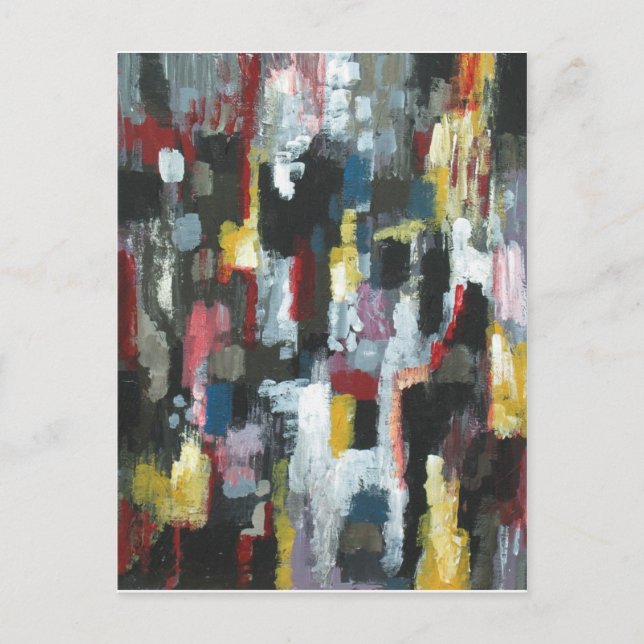 Carte Postale L'Autre Nuit (expressionnisme abstrait) (Devant)