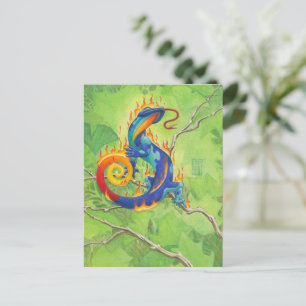 Carte Postale Lava Salamander