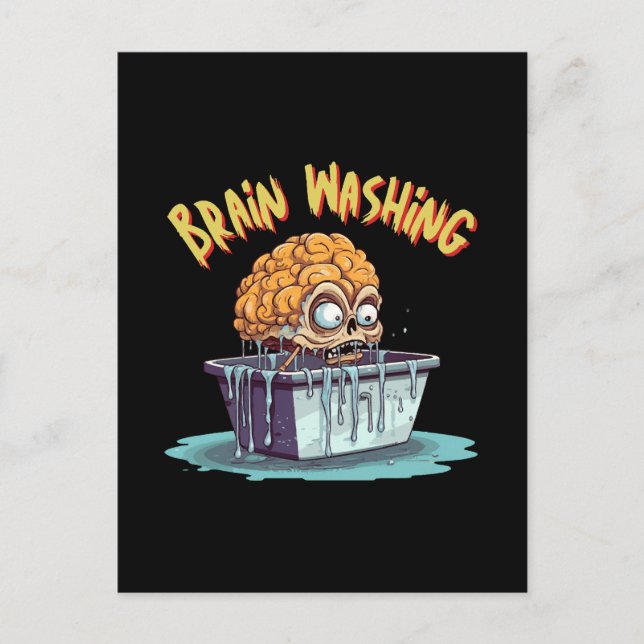 Carte Postale Lavages de cerveau (Devant)