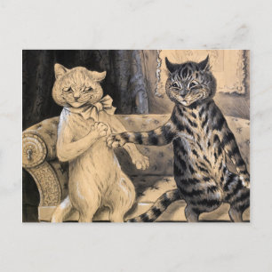 Carte Postale L'Avance de Louis Wain