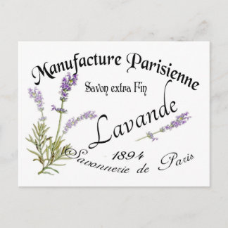 Carte Postale Lavande vintage