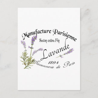 Carte Postale Lavande vintage