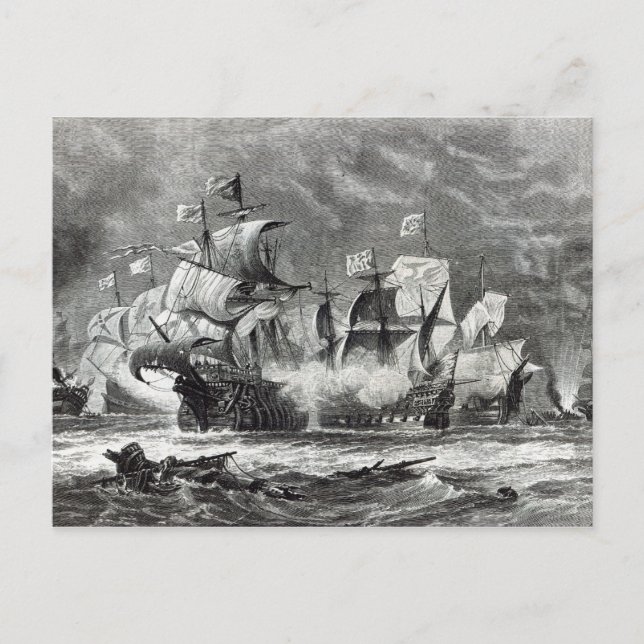 Carte Postale L'avant-garde, sous Sir William Winter (Devant)