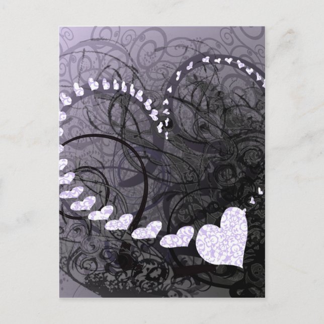 Carte Postale Lavender Heart (Devant)