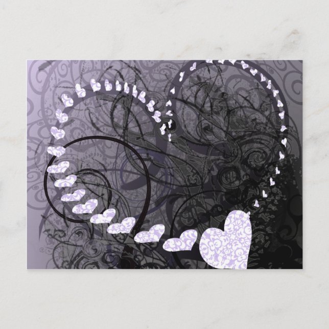 Carte Postale Lavender Heart (Devant)