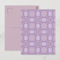 Lavender Mauve rose violet géométrique Art Abstrai
