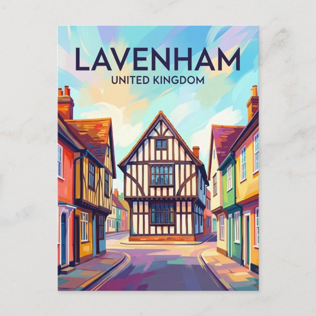 Carte Postale Lavenham Royaume-Uni (Devant)