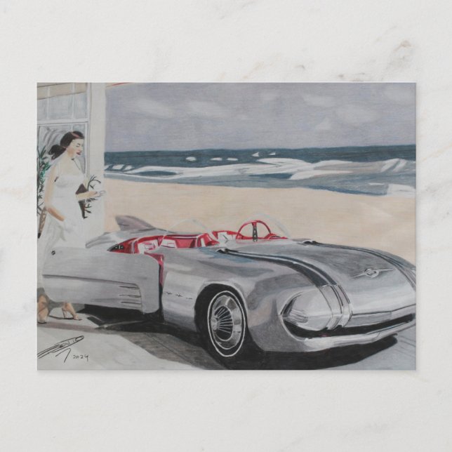 Carte Postale L'avenir vu des années cinquante (Devant)