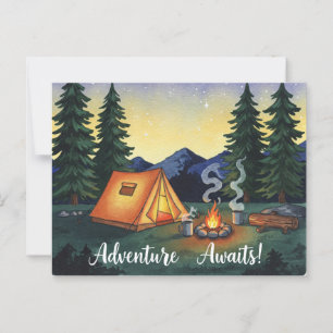Carte Postale l'aventure vous attend