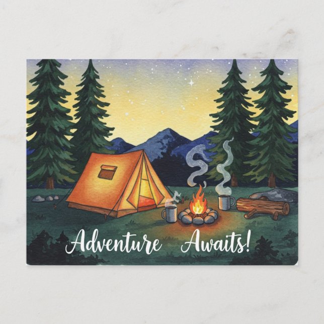 Carte Postale l'aventure vous attend (Devant)