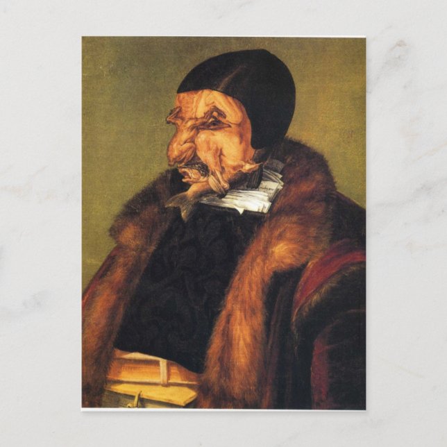 Carte Postale L'avocat de Giuseppe Arcimboldo (Devant)