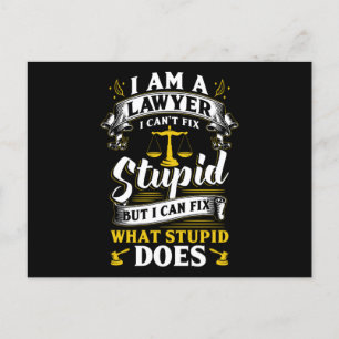 Carte Postale L'avocat dit