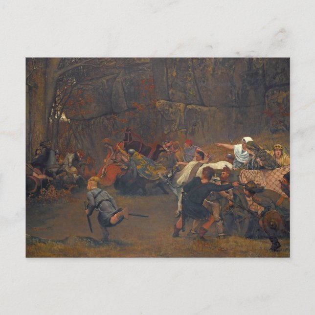 Carte Postale Lawrence Alma-Tadema - Gunthram Bose Et Sa (Devant)