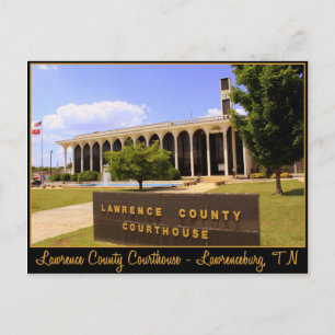 Carte Postale Lawrence County Courthouse - Lawrenceburg, TN