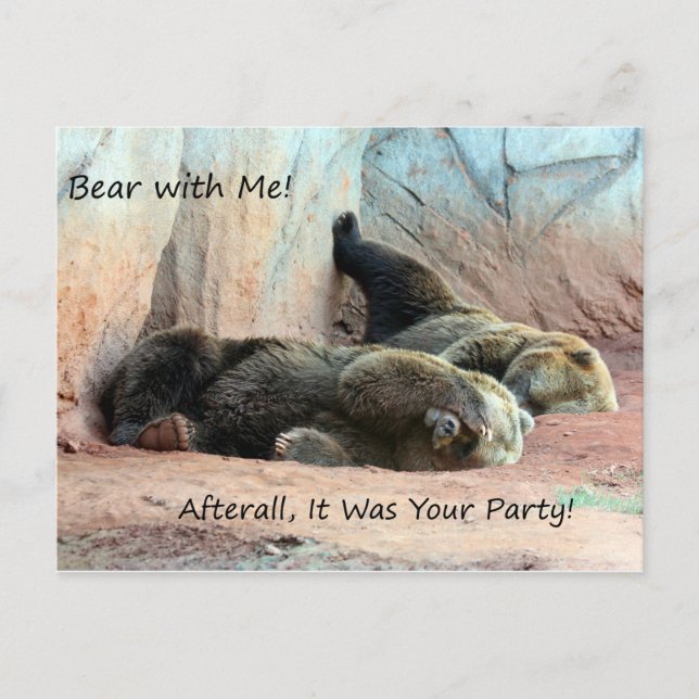 Carte Postale Lazy Bears Post Card (Devant)