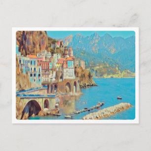 Carte Postale ldp ATRANI - Côte d'Amalfi -