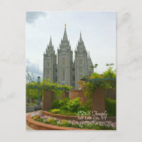 LDS Temple, Salt Lake City, Utah Postcard