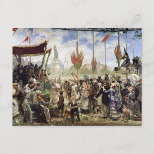 Carte Postale Le 14 juillet 1880, 1882