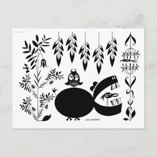 Carte Postale Le bâillonnement d'hippo