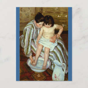 Carte Postale Le bain de l'enfant de Mary Cassatt (vers 1892)