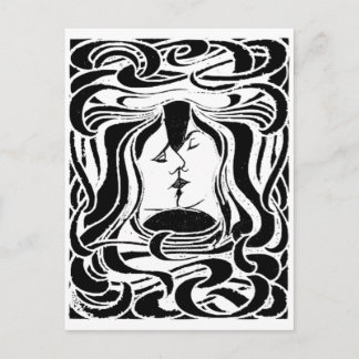 Carte Postale Le baiser