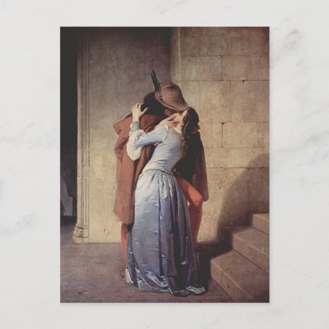 Carte Postale Le baiser (Devant)