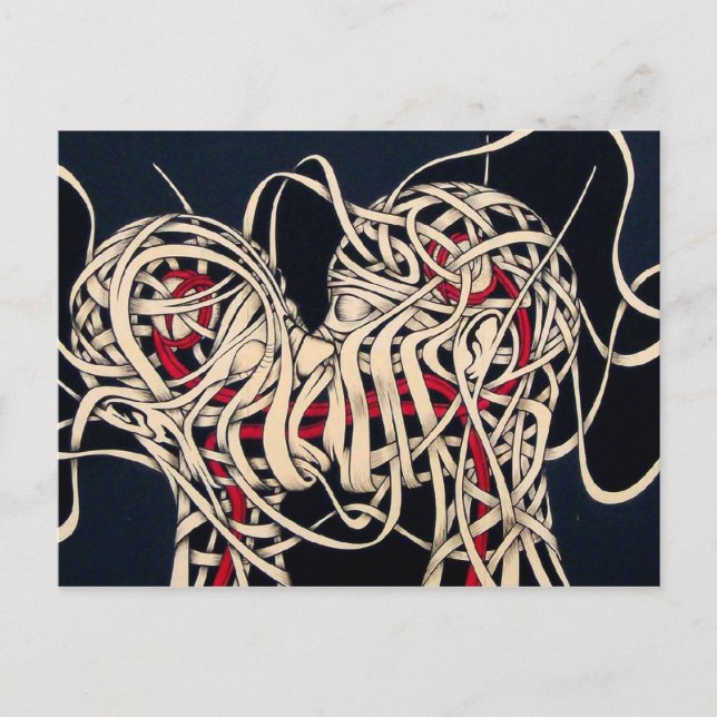 Carte Postale Le baiser (Devant)