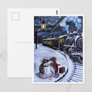 Carte Postale Le baiser d'adieu Peinture d'Alfred Fox