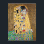 Carte Postale Le baiser de Gustav Klimt<br><div class="desc">Le baiser de Gustav Klimt</div>