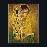 Carte Postale Le baiser de Gustav Klimt<br><div class="desc">The Kiss by Gustav Klimt sur une carte postale !</div>