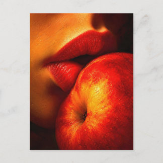 Carte Postale Le Baiser de Nectarine – Un Portrait Intime